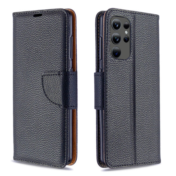 For Galaxy S23 Ultra Case Leather Flip Wallet Cover FWC134