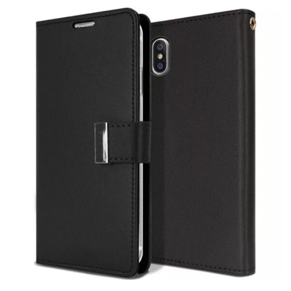 For iPhone X Xs Case Leather Flip Wallet Cover FWC21