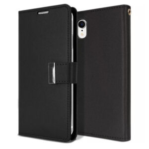 For iPhone XR Case Leather Flip Wallet Cover FWC21
