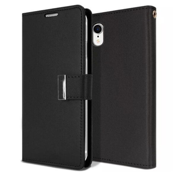 For iPhone XR Case Leather Flip Wallet Cover FWC21