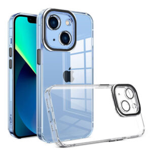 For iPhone 13 Case with Camera Protective Clear Hard Cover HDL124