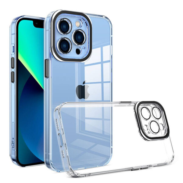 For iPhone 16 Pro Max Case with Camera Protective Clear Hard Cover HDL124