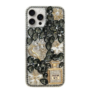 For iPhone 12 Pro Max Case with Bling Rhinestones Hard Cover HDL129