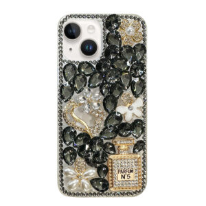 For iPhone 13 Case with Bling Rhinestones Hard Cover HDL129