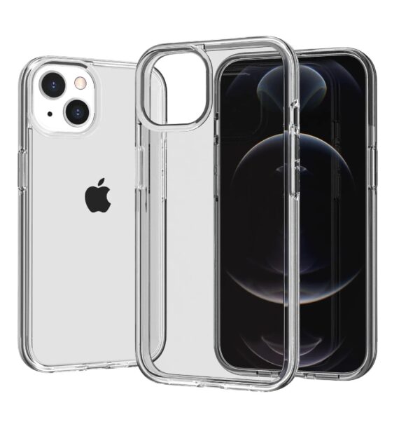 For iPhone 13 Case Clear Transparent Hard Cover HDL132