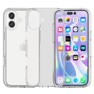 For iPhone 16 Plus Case Clear Transparent Hard Cover HDL132