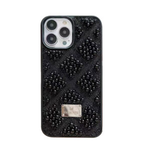 For iPhone 13 Pro Case with Bling Rhinestones Hard Cover HDL141