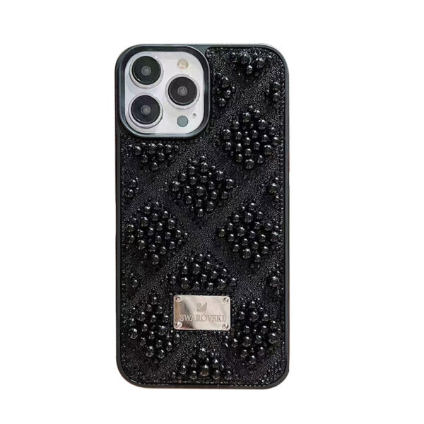 For iPhone 13 Pro Case with Bling Rhinestones Hard Cover HDL141