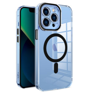 For iPhone 16 Pro Max Case with Camera Protective Magsafe Charging Clear Hard Cover HDL142