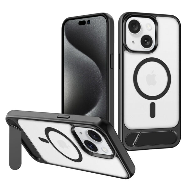 For iPhone 13 Case with Magsafe Charging and Kickstand Hard Cover HDL143