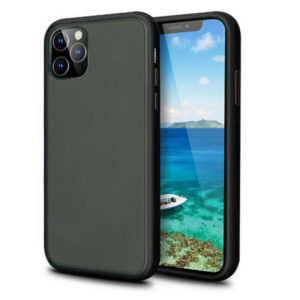 For iPhone 11 Pro Max Case with Color Push-button Matt Hard Cover HDL93