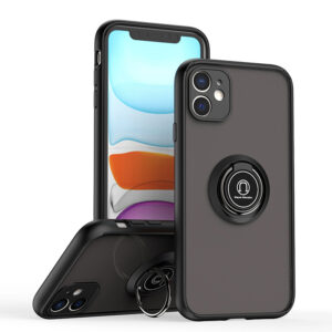 For iPhone 12 Mini Case with Magnetic Ring Hard Cover HDL99