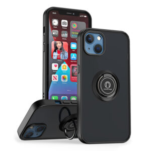For iPhone 13 Case with Magnetic Ring Hard Cover HDL99