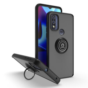 For Moto G Play 2023 Case with Magnetic Ring Hard Cover HDL99