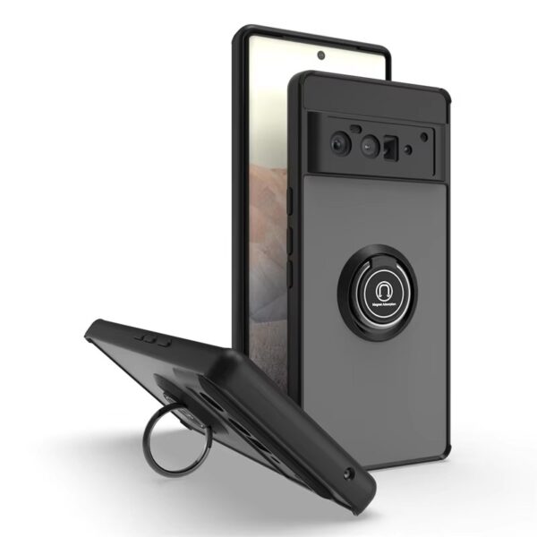 For Google Pixel 6 Pro Case with Magnetic Ring Hard Cover HDL99