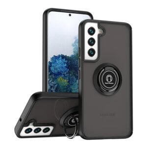 For Galaxy S22 Plus Case with Magnetic Ring Hard Cover HDL99