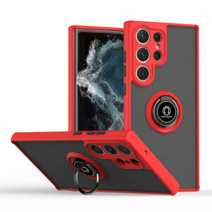 For Galaxy S24 Ultra Case with Magnetic Ring Hard Cover HDL99