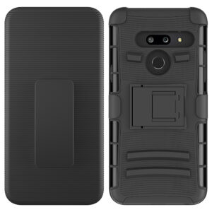 For LG G8 Case with Combo Clip Holster Cover HPC43