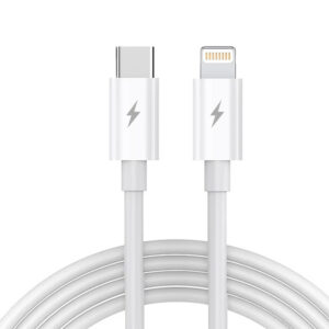 10ft / 3m USB-C to Lightning Fast Charger Cable Type C iPhone Quick Data Sync Cord