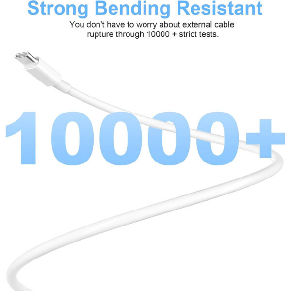 10ft / 3m USB-C to USB-C Fast Charger Cable Type C Quick Data Sync Cord - Image 7