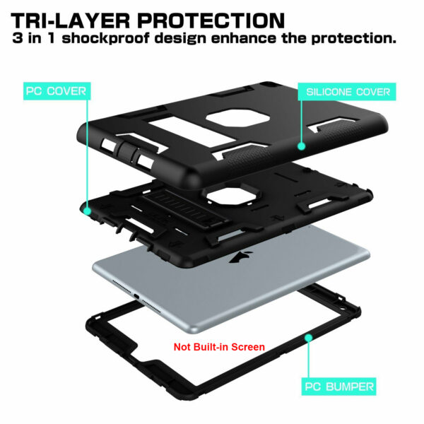 For iPad 5th 6th Air 1 Air 2 Case 9.7 inch Military Heavy Duty Cover MTY - Image 8