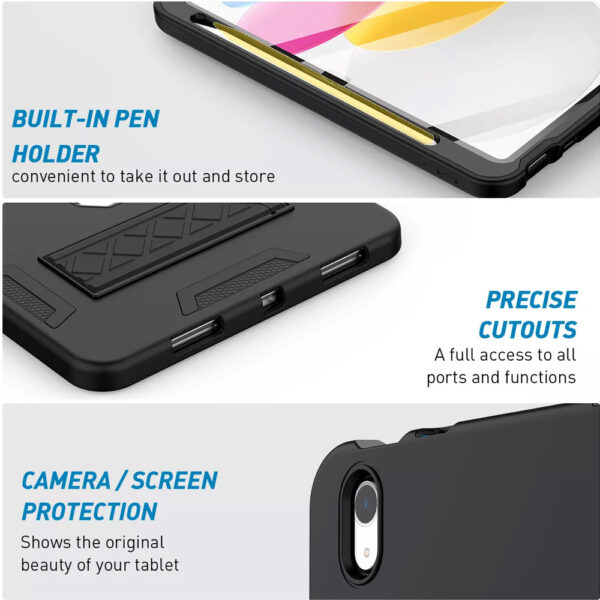 For iPad Air 4 Air 5 Case 10.9 inch Military Heavy Duty Cover MTY - Image 7