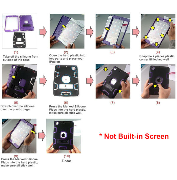 For iPad 10th 2022 Case 10.9 inch Military Heavy Duty Cover MTY - Image 8
