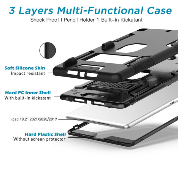 For iPad 7th 8th 9th Case 10.2 inch Military Heavy Duty Cover MTY - Image 7