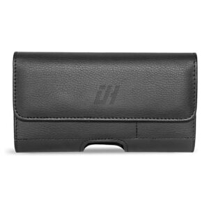 For Universal 6.9 inch Phone Case Leather Pouch Horizontal Holster Cover with Clip PCH91