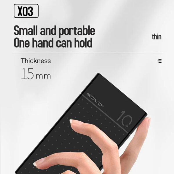 10000mAh Power Bank Portable Charger SOVO X03 - Image 3