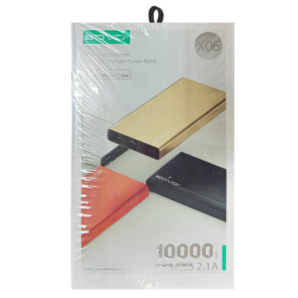 10000mAh Power Bank Portable Charger SOVO X06 - Image 2