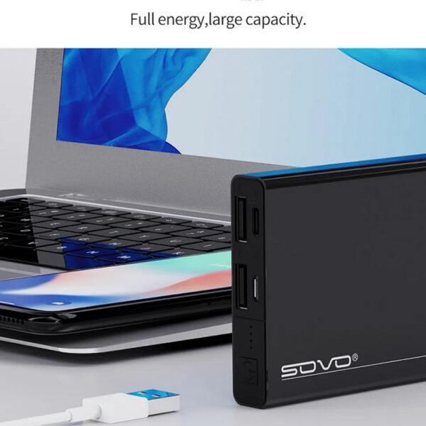 10000mAh Power Bank Portable Charger SOVO X06 - Image 5