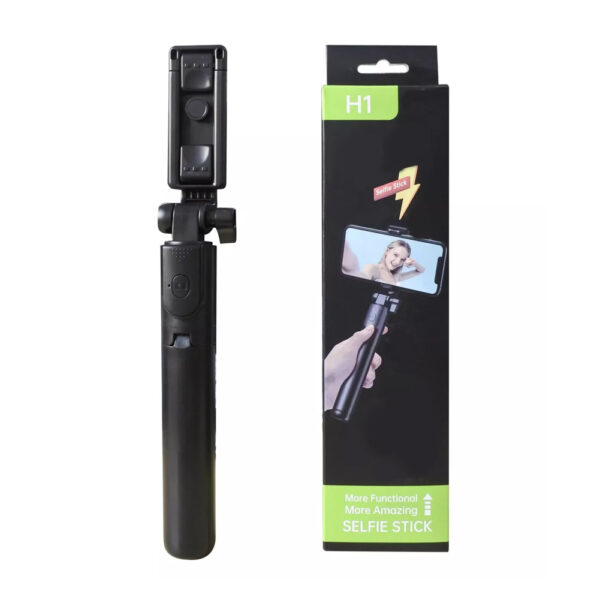 Phone Tripod Stand, Bluetooth Selfie Stick SELFSTICK-H1 - Image 8