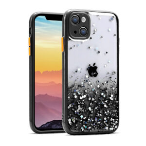 For iPhone 13 Mini Case with Bling Rhinestones Soft Cover SFL103