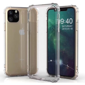 For iPhone 11 Pro Case with Air Cushion Clear Transparent Soft Cover SFL74