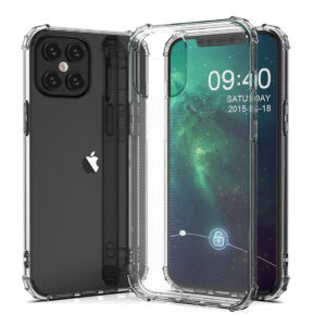 For iPhone 12 Pro Max Case with Air Cushion Clear Transparent Soft Cover SFL74