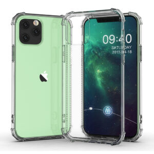 For iPhone 12 Pro Case with Air Cushion Clear Transparent Soft Cover SFL74