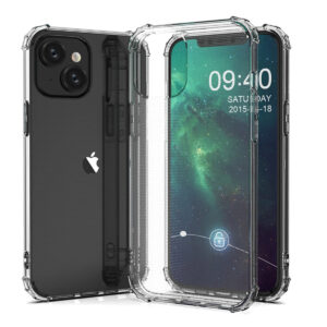 For iPhone 13 Mini Case with Air Cushion Clear Transparent Soft Cover SFL74
