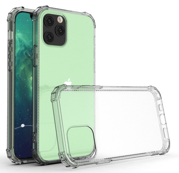 For iPhone 14 Pro Case with Air Cushion Clear Transparent Soft Cover SFL74