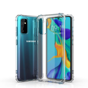 For Galaxy A55 Case with Air Cushion Clear Transparent Soft Cover SFL74