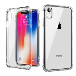 For iPhone XR Case with Air Cushion Clear Soft Cover SFL74