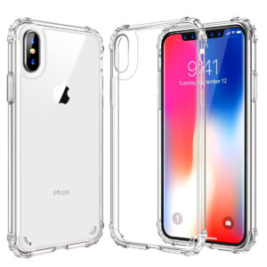 For iPhone Xs Max Case with Air Cushion Clear Soft Cover SFL74
