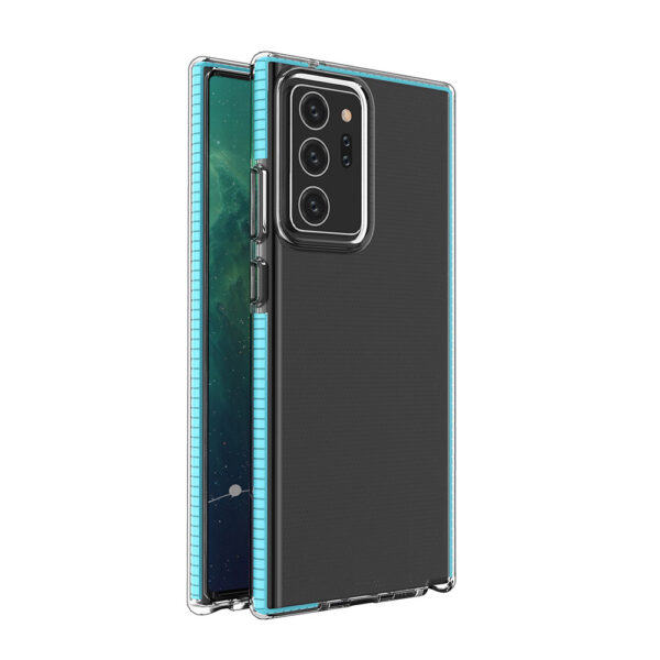 For Galaxy Note 20 Ultra Case with Seperate Color Bumper Transparent Soft Cover SFL79