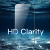 For iPhone 16 Pro (6.3 inch) Clear 10D Full Coverage Tempered Glass Screen Protector Black Frame - Image 8