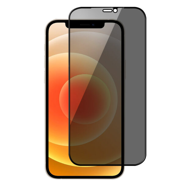 For iPhone 12 (6.1 inch) Anti-Spy Privacy Full Coverage Tempered Glass Screen Protector
