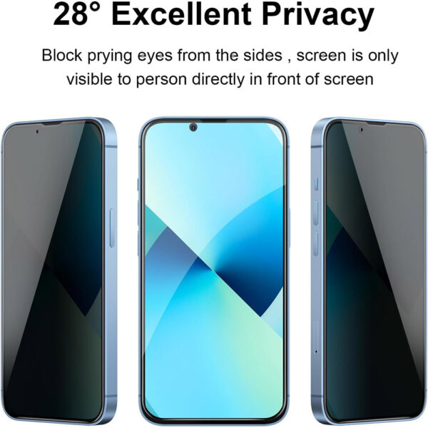 For iPhone 13 Pro Max (6.7 inch) Anti-Spy Privacy Full Coverage Tempered Glass Screen Protector - Image 3