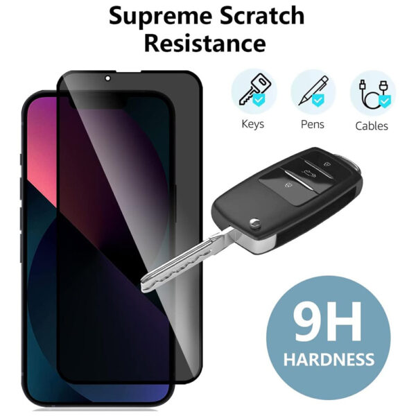For iPhone 13 Pro Max (6.7 inch) Anti-Spy Privacy Full Coverage Tempered Glass Screen Protector - Image 5