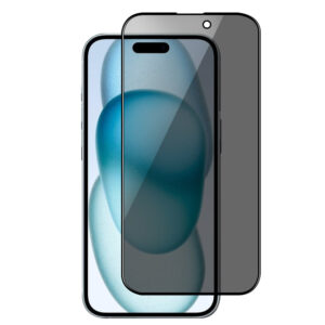For iPhone 15 Pro Max (6.7 inch) Anti-Spy Privacy Full Coverage Tempered Glass Screen Protector