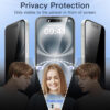 For iPhone 16 Pro Max (6.9 inch) Anti-Spy Privacy Full Coverage Tempered Glass Screen Protector - Image 3