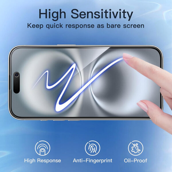 For iPhone 16 Pro Max (6.9 inch) Anti-Spy Privacy Full Coverage Tempered Glass Screen Protector - Image 7